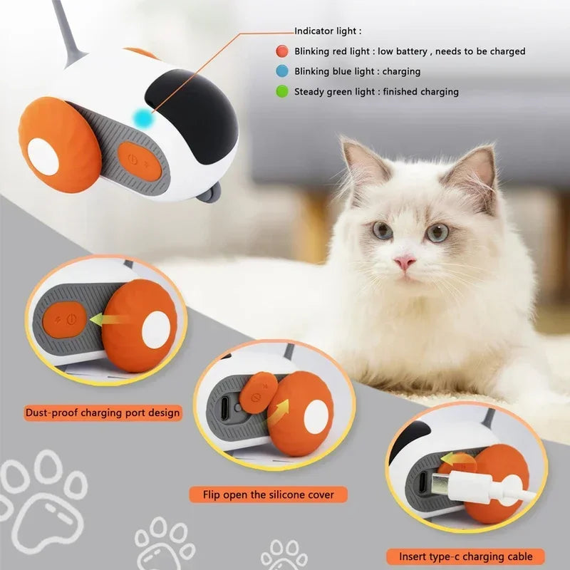 Cat Car Toy Automatic Moving Remote Ball