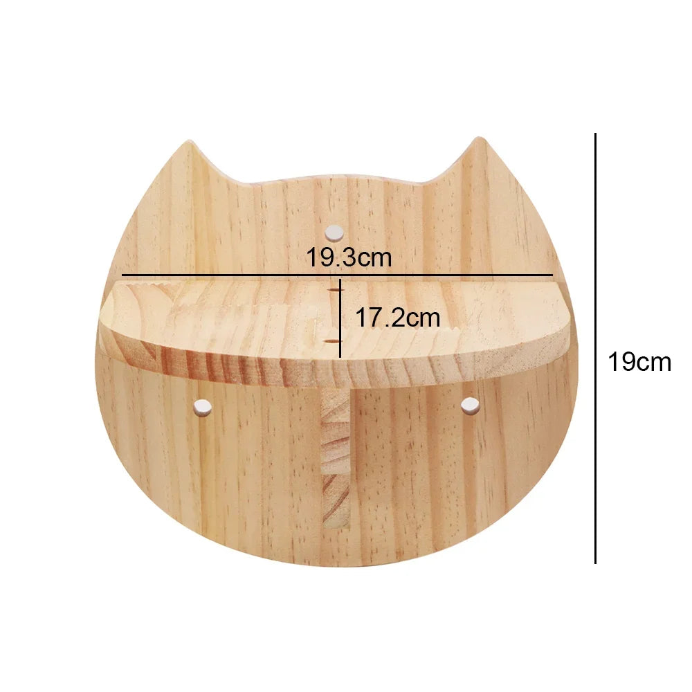 Cat Wall Mounted Climbing Shelves Scratching Post