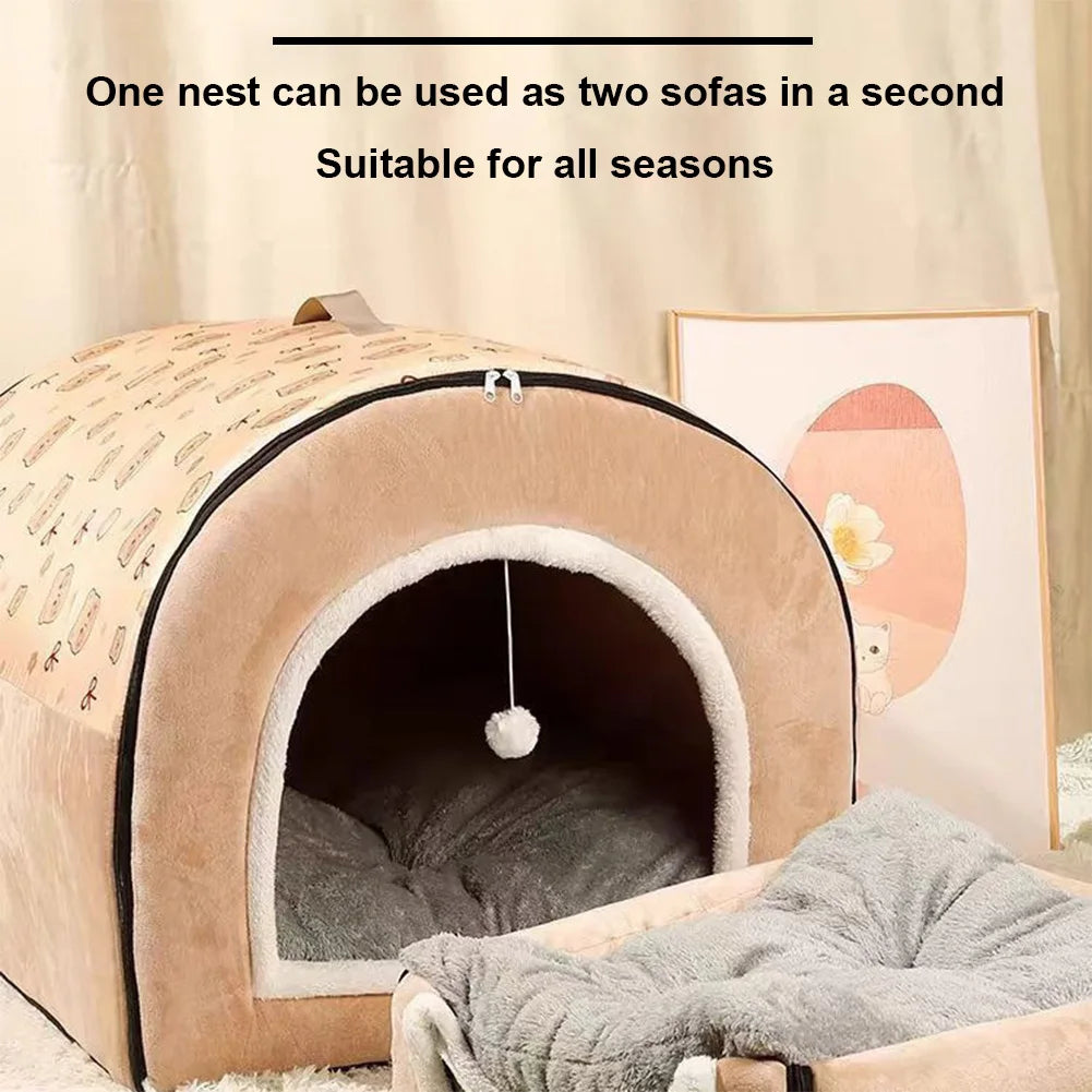 Detachable Soft Cat House