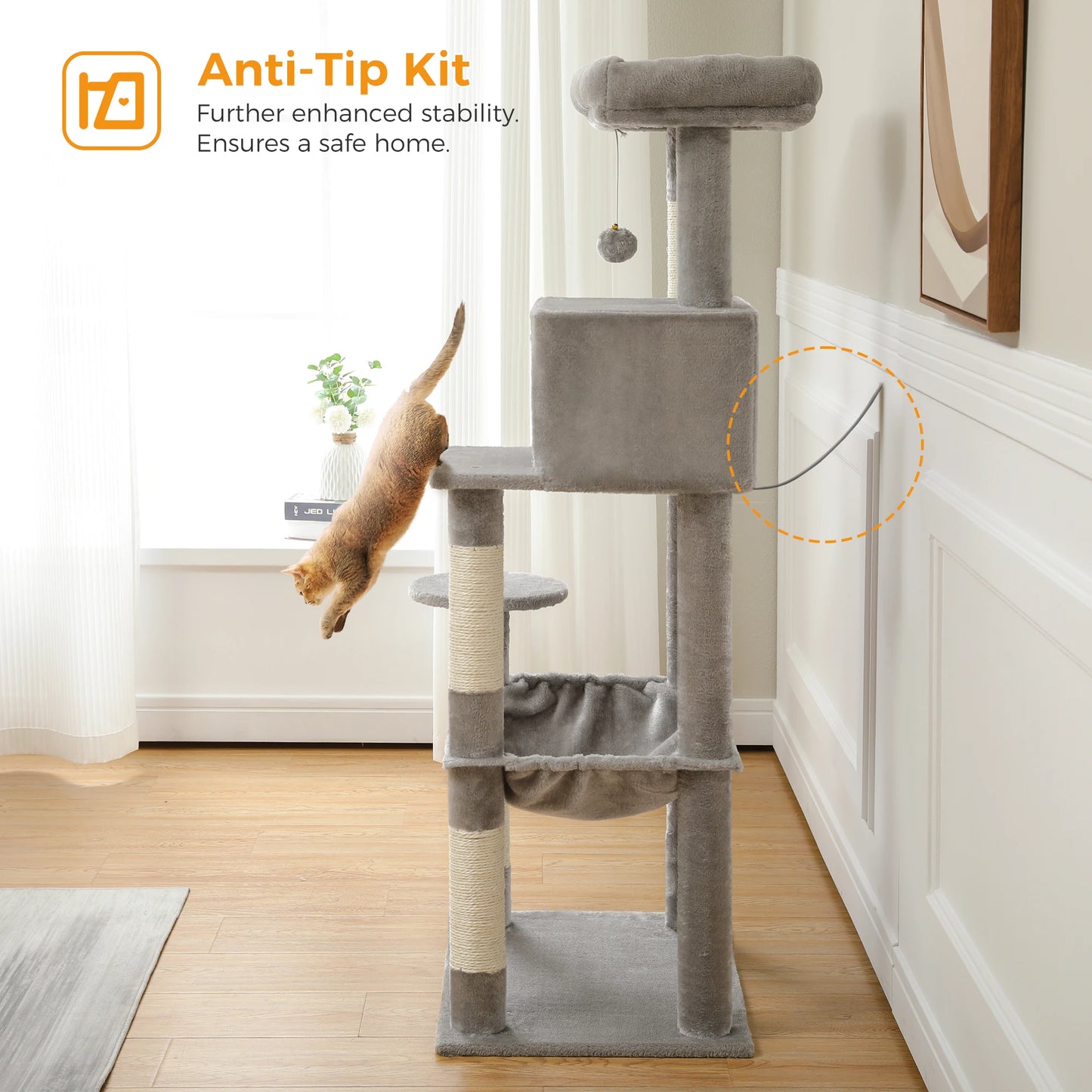 Cat Tree Large Cat Hammock Scratching Posts