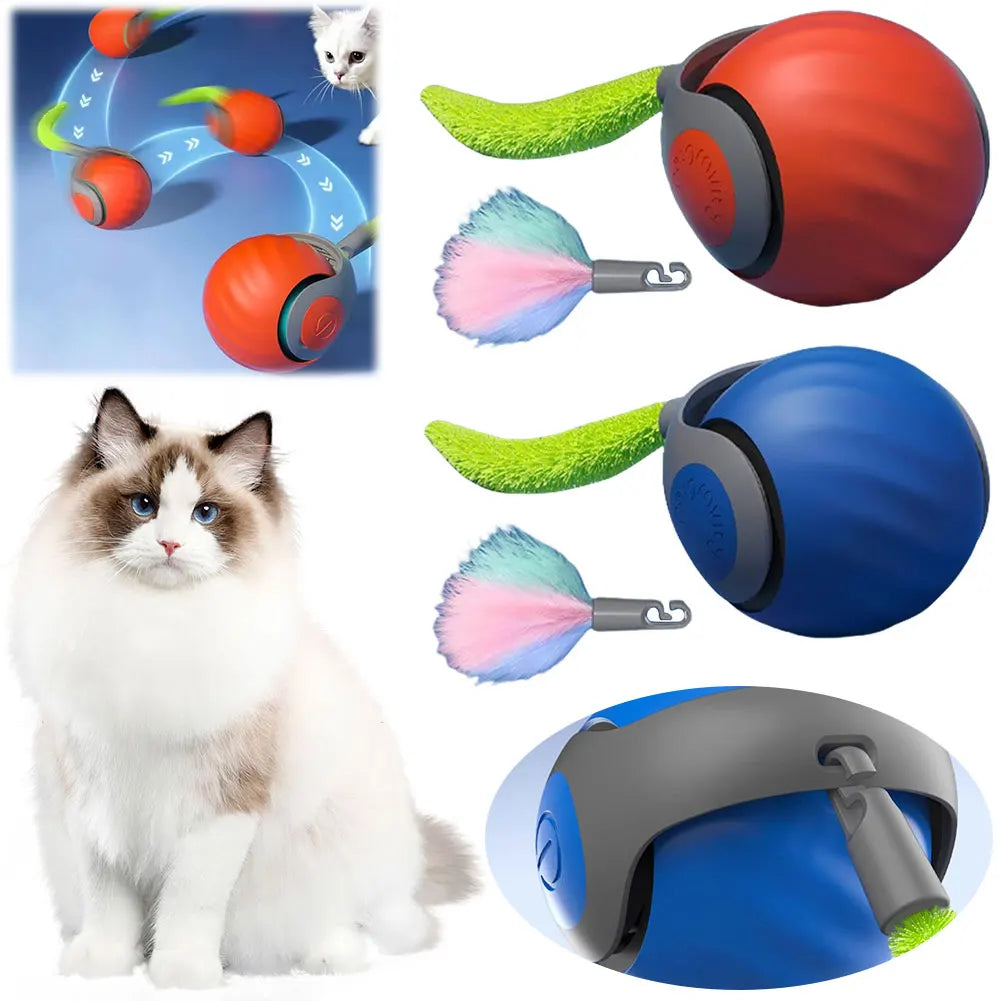 Cat Toy Ball Electronic Interactive Moving Ball