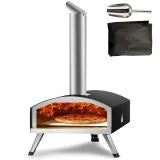 Outdoor 12" Portable Pizza Oven Wood Fired Baking