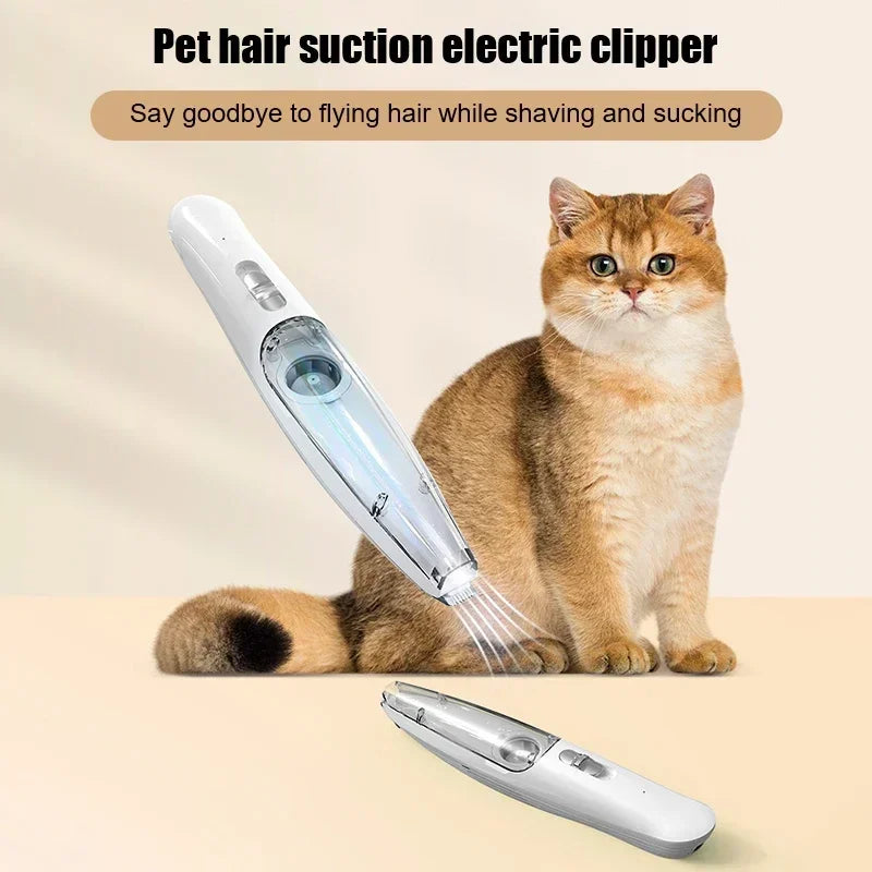 Dog Hair Clipper Paw Fur Grooming Vacuum