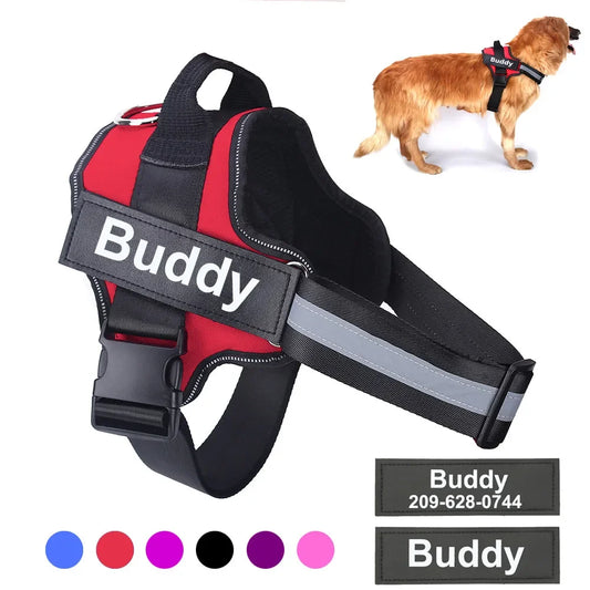 Personalized Dog Harness NO PULL Reflective Breathable