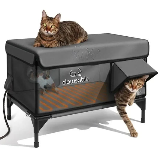 100% Waterproof, Fully Insulated Outdoor Cat Shelter