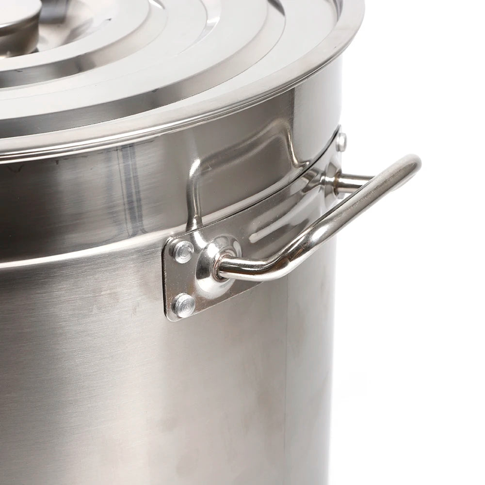 35L Stainless Steel Cooking Pot Large Lid