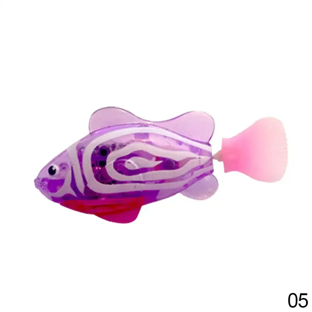 Cat Interactive Electric Fish Toy LED Light