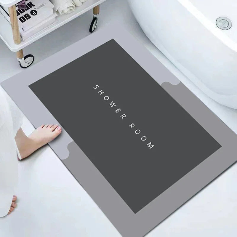 Super Absorbent Non-slip Bathroom Mat Diatomaceous