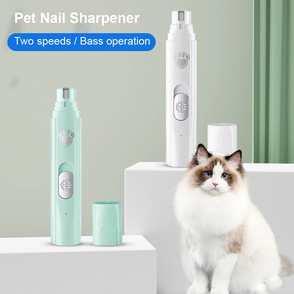 Pet Nail Trimmer with Polisher Wheel Grooming