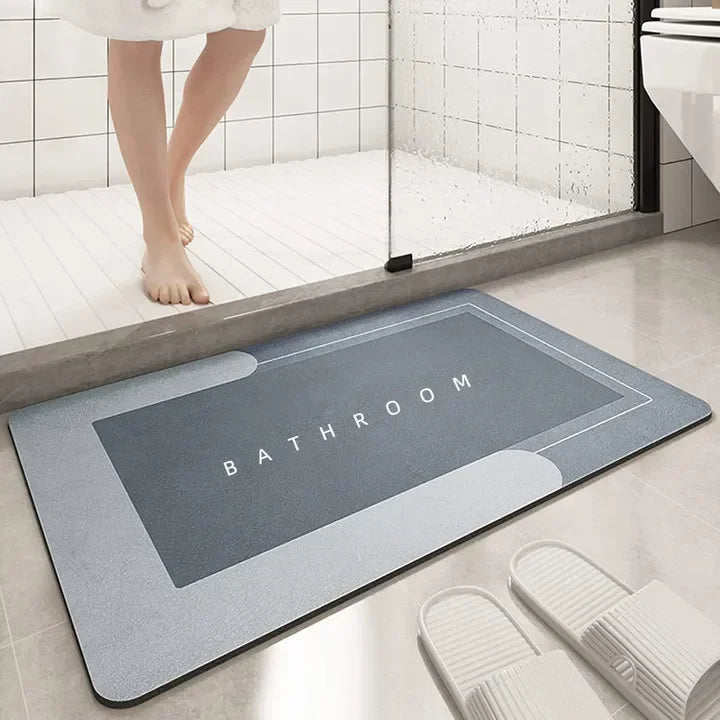 Super Absorbent Non-slip Bathroom Mat Diatomaceous