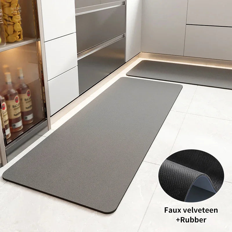 Non-slip Kitchen Rugs Absorbent Long Floormat