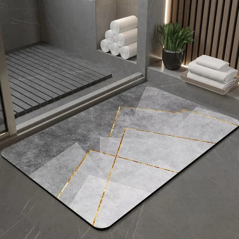 Bath Mats Nonslip Bathroom Foot Mats Absorbent