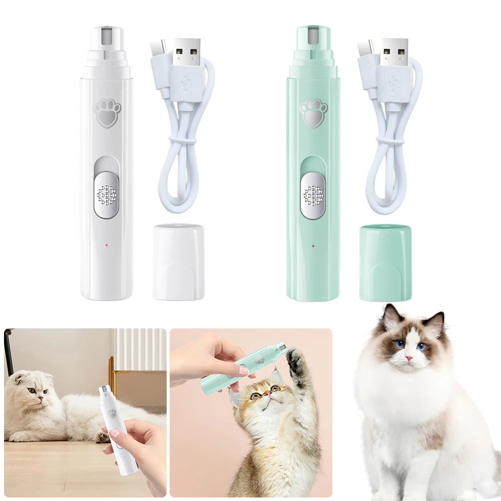 Pet Nail Trimmer with Polisher Wheel Grooming