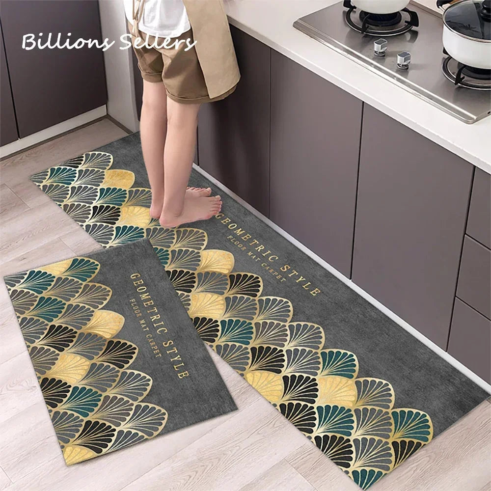 Kitchen Mat Bathroom Carpet Floor Mat Washable