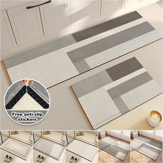 Absorbent Kitchen Rug Long Kitchen Rug Washable