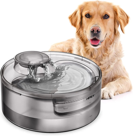 Dog Water Fountain, 1.3Gallon Large Water Dispenser