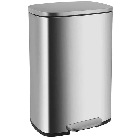 13 Gallon Garbage Can Kitchen Step Trash Bin