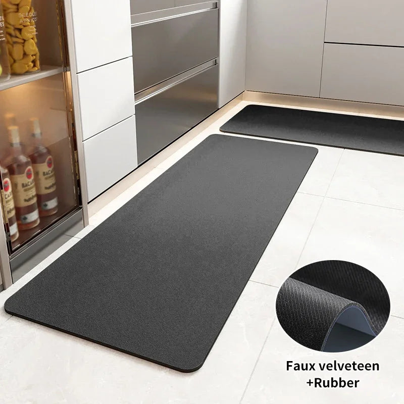 Non-slip Kitchen Rugs Absorbent Long Floormat