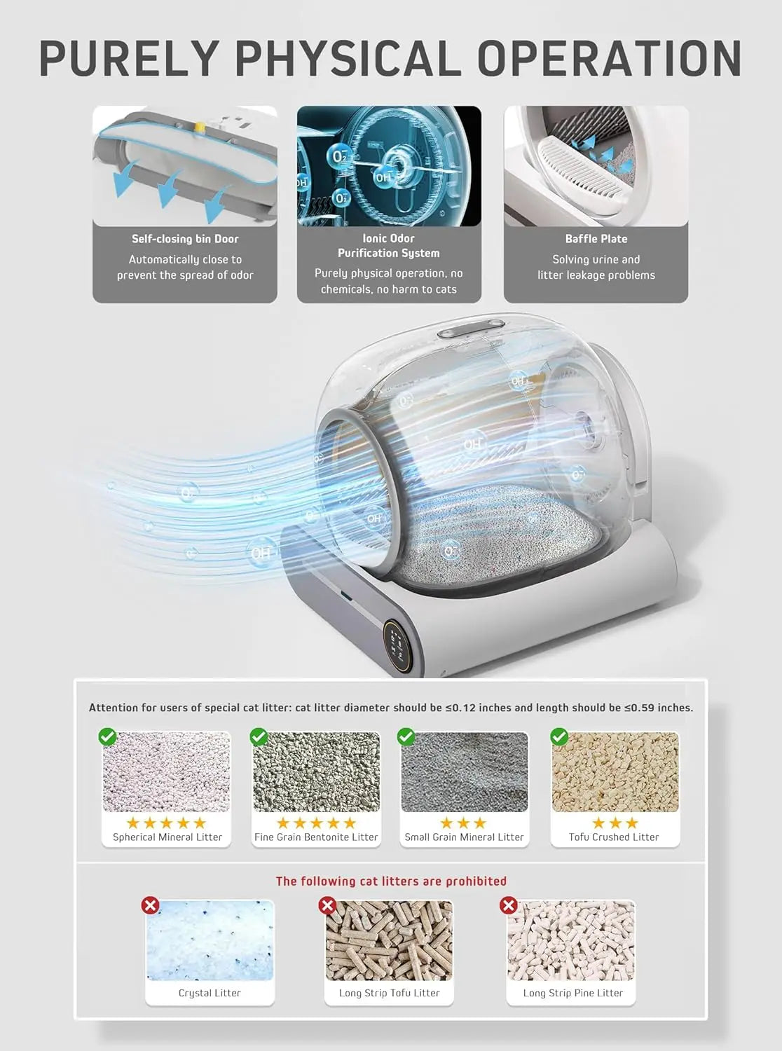 Self Cleaning Cat Box  Extra Large Automatic